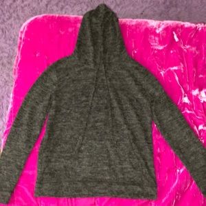 Black and gray hoodie